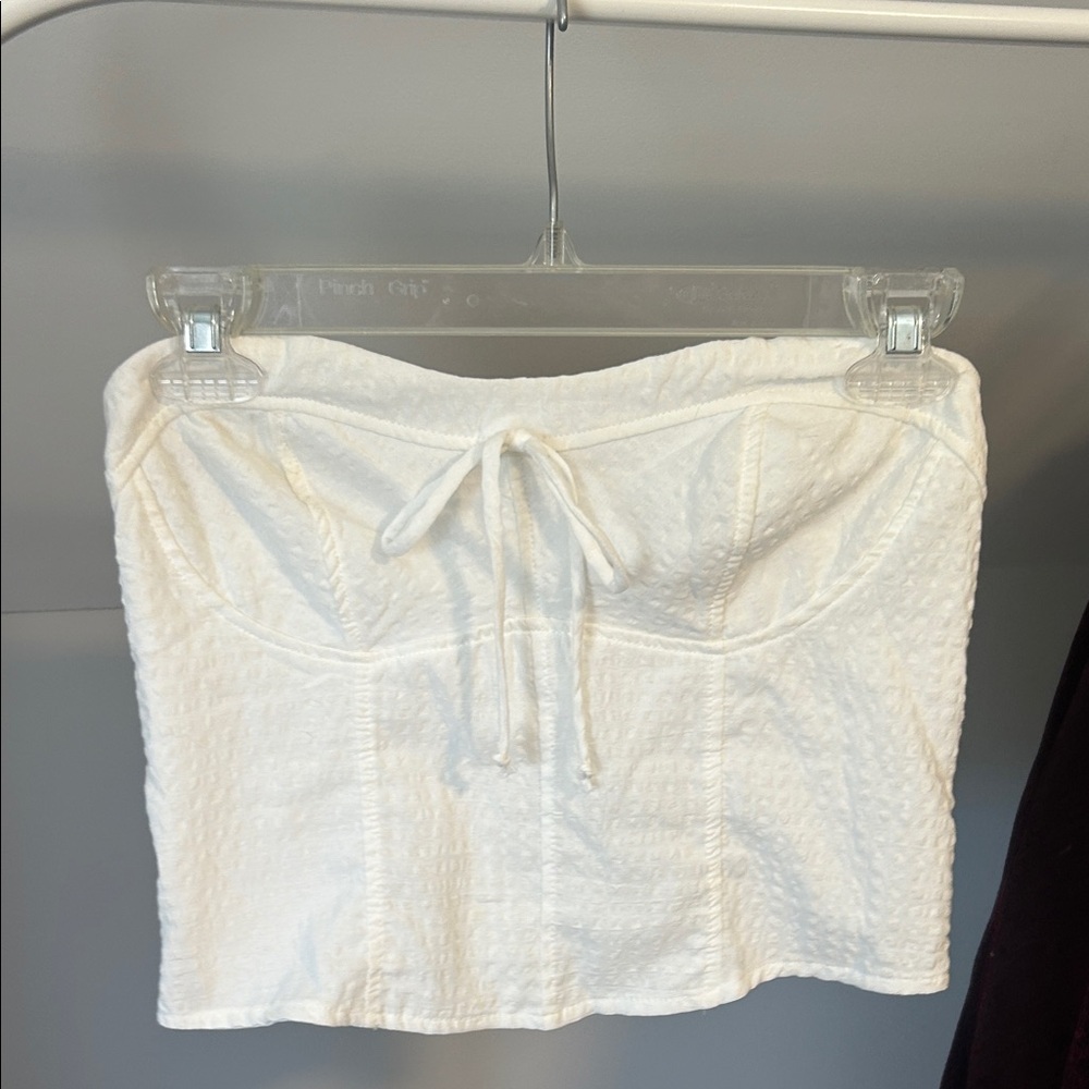 White Crop Top